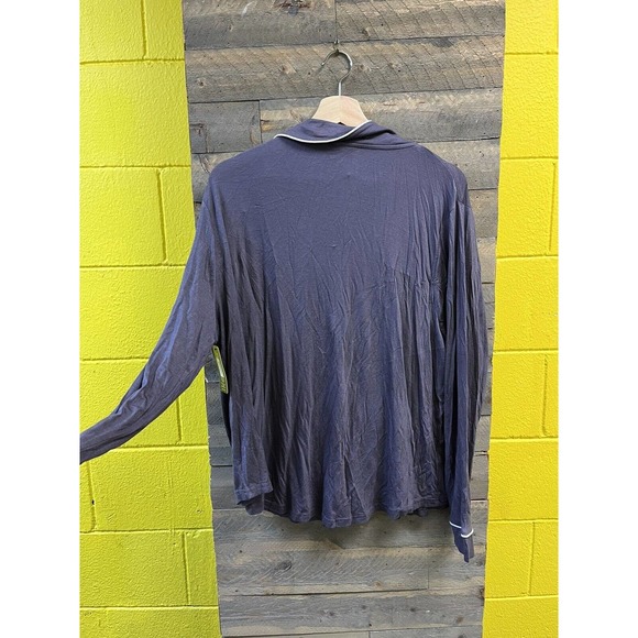 BEBE LILAC Piped Button Front Top Pajama Sleepwear 3X NWT - Picture 6 of 6